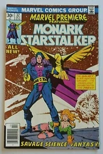 Monark Starstalker #32 1st App Monark 1976 Marvel Premier Comic Book 6168