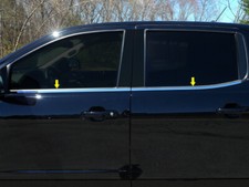 Stainless Chrome Window Sill Trim 4pcs For Ford Ranger Crew 2019-2020 Ws59345