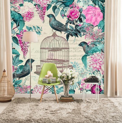 3D Birdcage O47 Wallpaper Wall Mural Self-adhesive Andrea haase Fay
