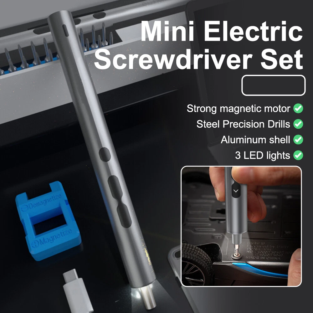 28 IN 1 Cordless Mini Power Precision Screwdriver Electric