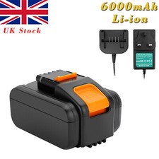 18/20V Li-Ion Battery/Charger For Worx WX390 WA3551.1 WA3549.1 WX390 WG169 WX170