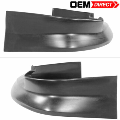 CS Style Front Bumper Lip For 96-98 Honda Civic - Unpainted Polyurethane
