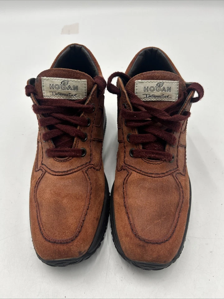 HOGAN By Tod’s INTERACTIVE Zapato Gamuza Cacao Mujer’s UE Talla 38 EE. UU. TALLA 7.5-8 Foto 3 de 4