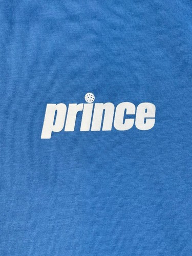 Prince Pickleball Shirt Adult XXL Navy Blue Capri Short Sleeve Graphic Tee Logo - Picture 6 of 17