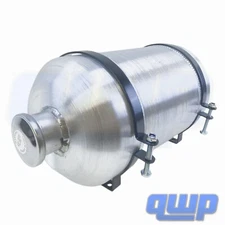 Aluminum Spun 8''x14'' 2.9 Gallon 1/4'' NPT Top Fill Vertical Fuel Tank Gas Tank