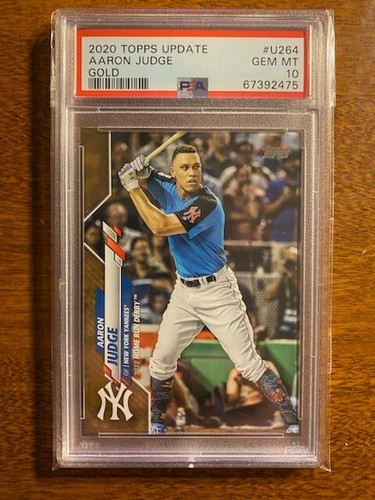 2020 Topps Update Gold SSP /2020 Aaron Judge #U-264 PSA 10 GEM MINT - 第 1/2 張圖片