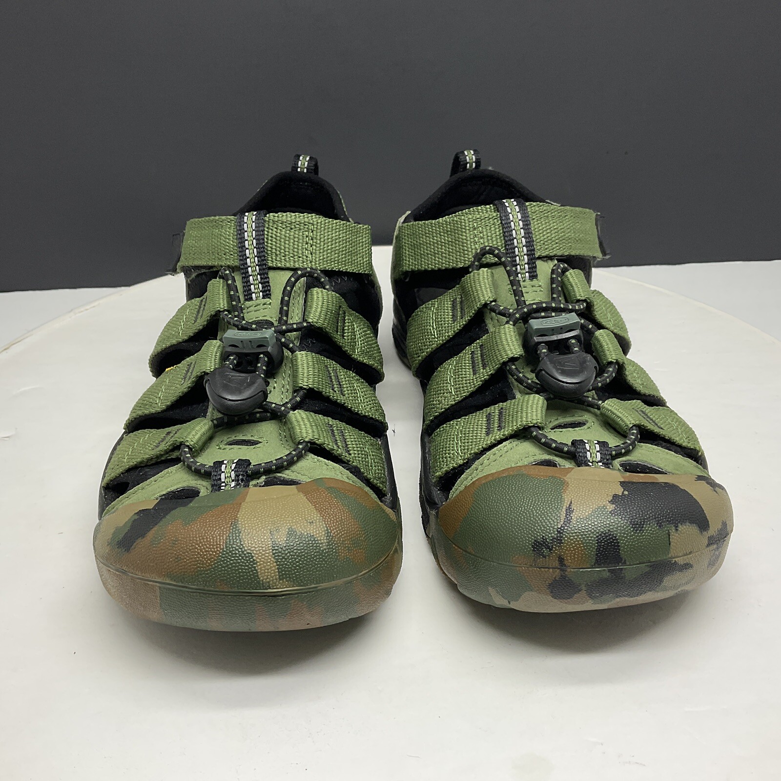 Sandali sportivi Keen Newport H2 giovani taglia 3 verdi mimetici scarpe da trekking acqua