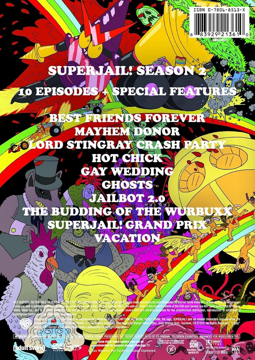 Superjail: Season Two (DVD, 2011) for sale online