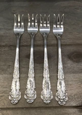 French Renaissance by Reed & Barton Sterling set of 4 Cocktail Forks 5 5/8"