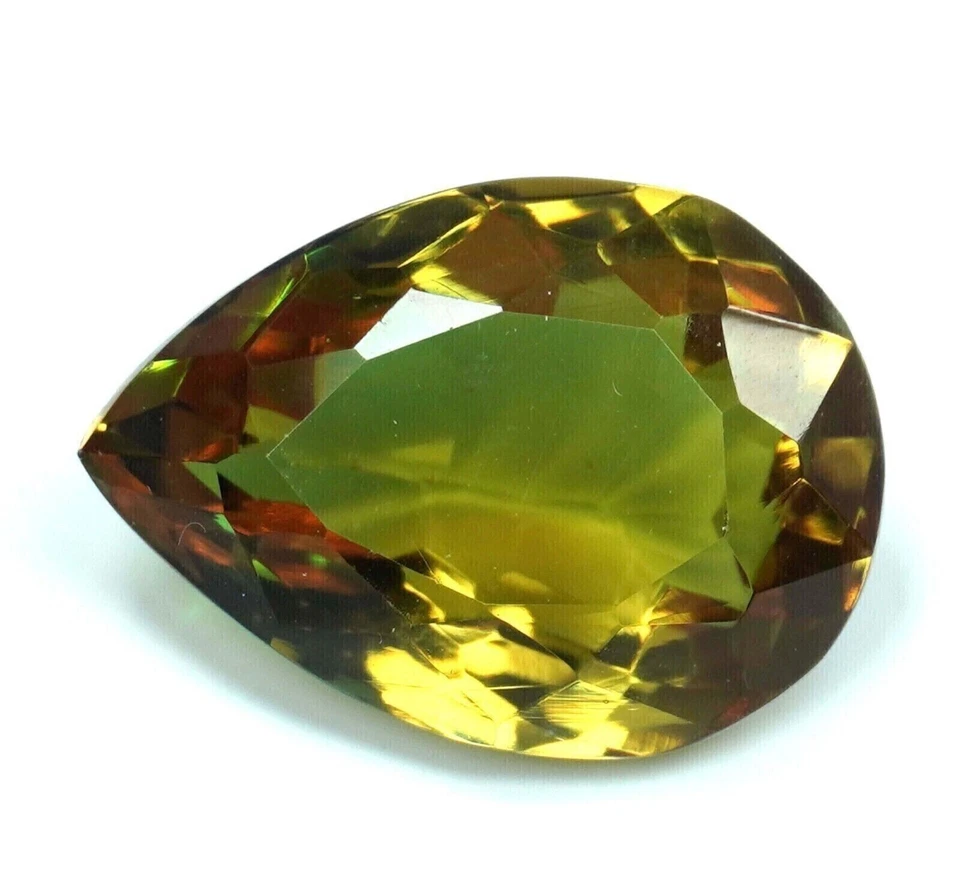 Large Alexandrite 38.50 Ct. Color-Change Pear Cut Loose Gemstone Gift for Women - Image 4 of 4