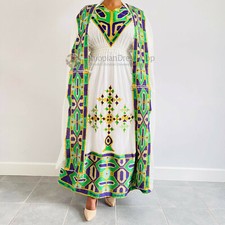 Ethiopian Dress, Habesha Kemis, Traditional Women's Clothes