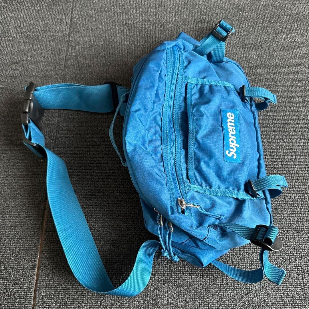 Supreme waist bag Blue 2016SS Body bag waist pouch | eBay 