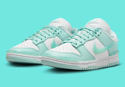 Nike Dunk Low Twist Jade Ice Green White DZ2794-101 sz 11.5