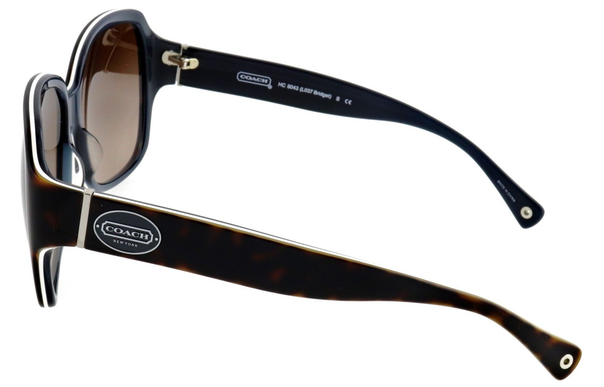 New COACH HC8043 Bridget 5089/13 59mm Brown Havana Oversized  display picture 3