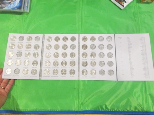 FOLDER WASHINGTON QUARTERS 2004 2008 VOLUME II 2 Harris ALMOST COMPLETE 44 COINS