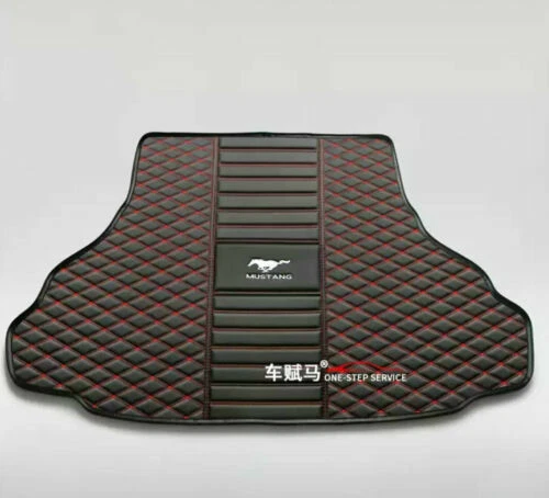 Fit For Ford Mustang 2005-2022 Custom Floor Mats Trunk Mats Waterproof Carpets - Picture 9 of 16