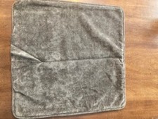 Mink colored chenille thick corded 18" unfilled pillow cover