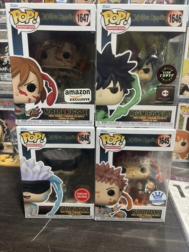 Jujutsu kaisen Funko Pop Lot CHASE Bundle Of 4 Paint Pack MINT