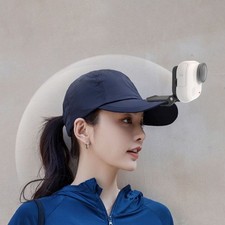 Black Camera Mount For Insta360 Go Ultra Camera Hat Clip First-Person View Mount