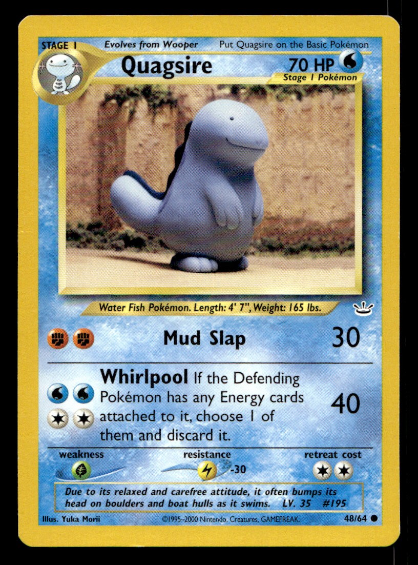 Neo Revelation Quagsire #48/64 Pokémon TCG Single Card