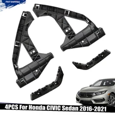 For CIVIC Sedan 2016-2021 4PC Front Bumper Headlight Support Retainer Brackets