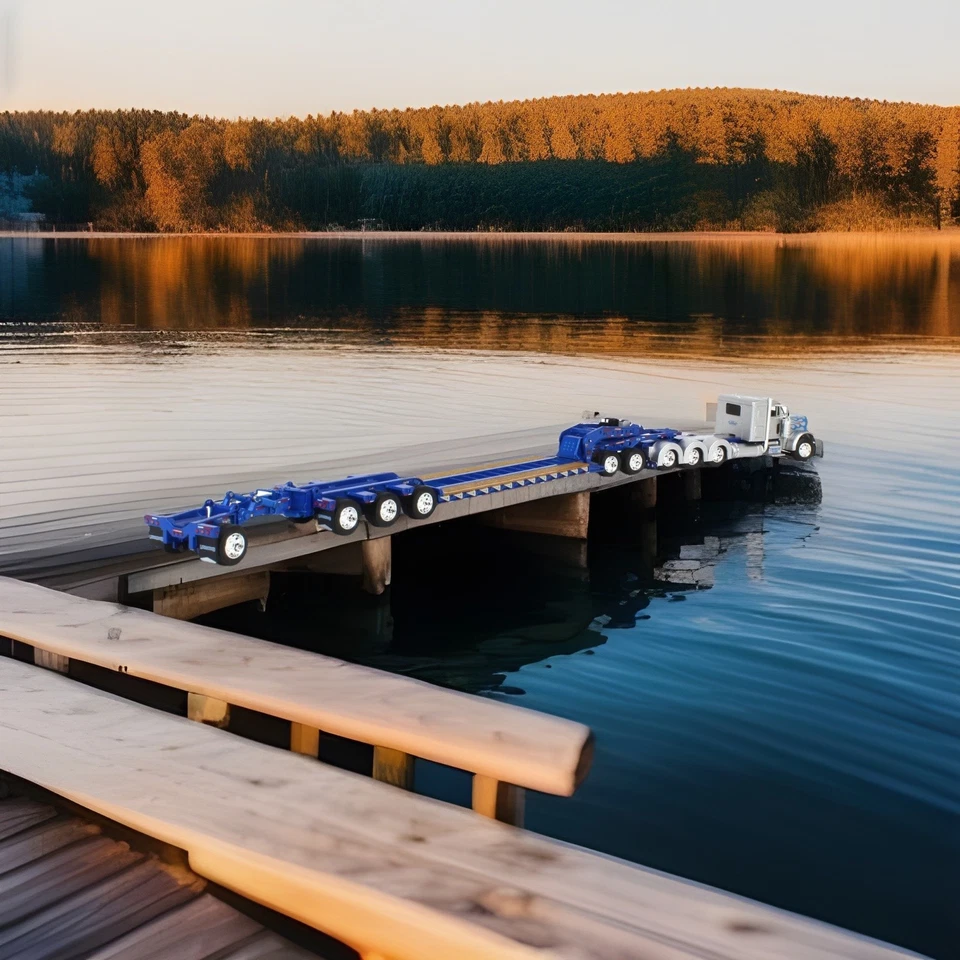 DCP 69-1813 *BIG RIGS 系列 #15* ~ LINDAMOOD~ Peterbilt 379 "HEAVY HAUL" LOWBOY — 第 3/4 张图片