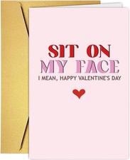 Naughty Valentine's Day Card for Her, Raunchy Valentines Day Card for Wife Girlf