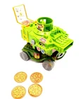 Vintage TMNT 1989 Playmates Turtle Pizza Thrower Vehicle w/ Discs