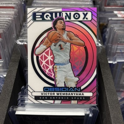 Victor Wembanyama # 30/49 2024-25 Obsidian Equinox Electric Etch Pink Flood🔥