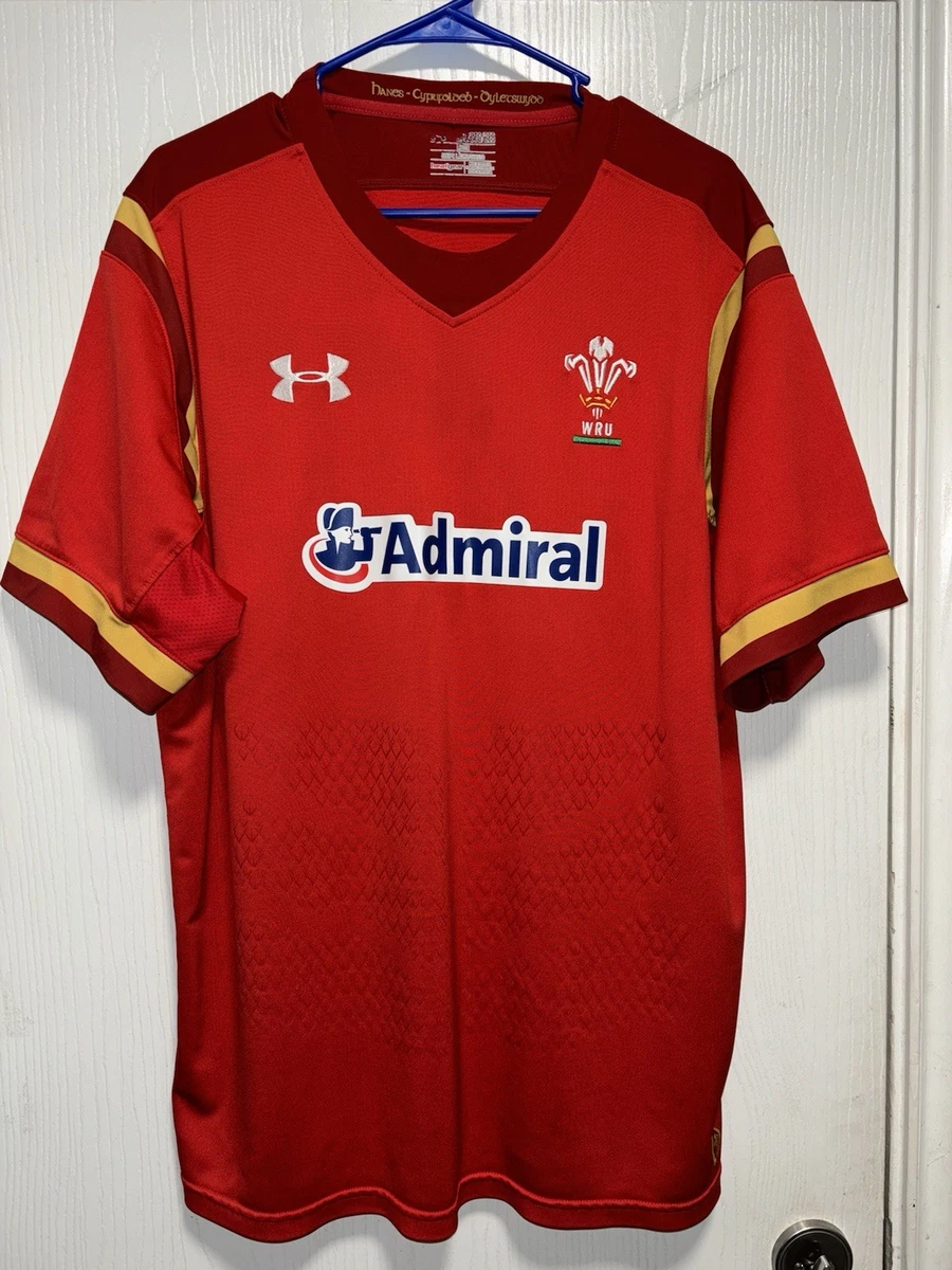 Maillot Rugby Pays De Galles 2006-08 – Reebok, Extérieur, Taille L, état Très Bon (occasion)