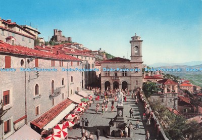 D299417 Republica di S. Marino. Freiheitsplatz und Panorama. P. Marzari. s.r.l