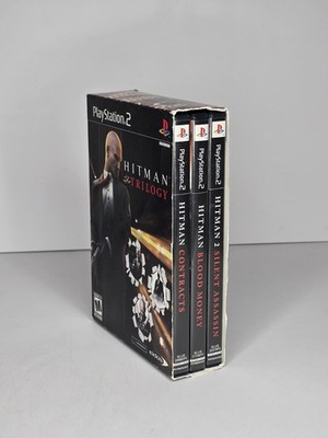 SONY PS2 Hitman Trilogy Includes Blood Money, Silent Assassins & Contracts CIB