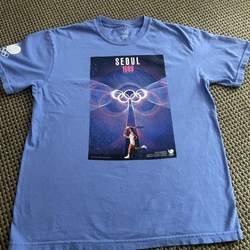 Heritage Seoul 1988 Olympics Shirt Mens Large  Free Shipping NWOT Throwback - product listing photo