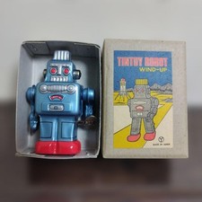 TINTOY ROBOT WindUp Tin Toy Robot Vintage Showa Era Collectible Rare