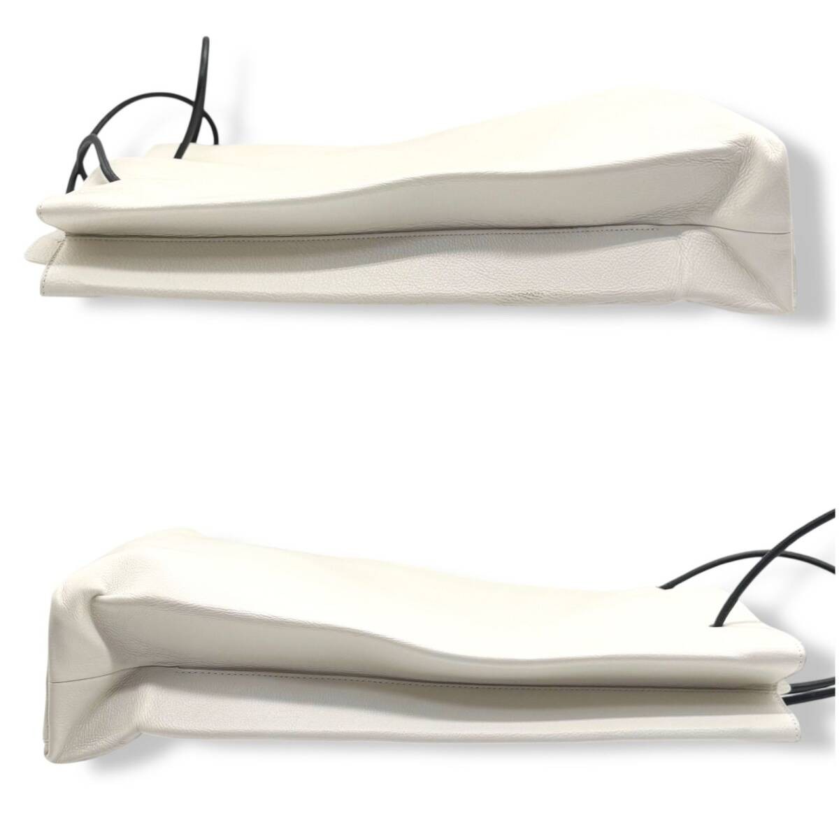 BALENCIAGA Bag: North South Shopper Tote M White W31H44D9cm w/o accessories;03 thumbnail 3