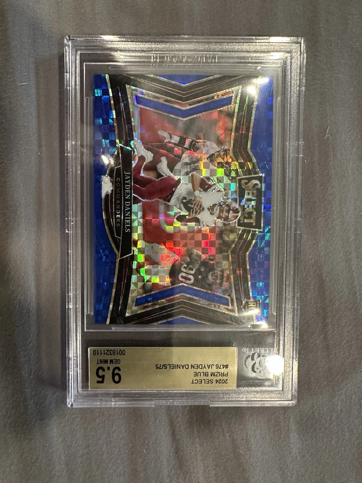 2024 Select Jayden Daniels Prizm Blue Field Level /75 BGS 9.5🔥🔥🔥 - Image 4 of 4