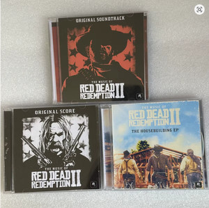 3 Music CDs-The Music of Red dead redemption2,Rockstar Studios Cosplay,Free Ship