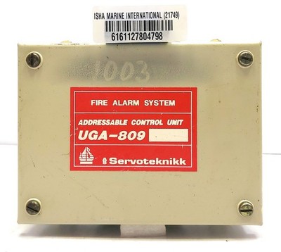 Servoteknikk UGA-809 Addressable Fire Alarm Control Unit