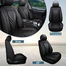 Faux Leather 2-sits Front Row Seat Covers Fit For Toyota Tacoma 2007-2023