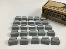 Plombco PFE-0-50 Wheel Weights - 0.53 Oz Each - Box Of 25