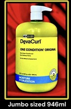 DevaCurl ONE CONDITION ORIGINAL: JUMBO SIZED 946ml/32oz, Rich Cream Conditioner
