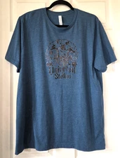 UNIVERSAL STUDIOS Men's Blue Short Sleeve Graphic T-Shirt Size XL