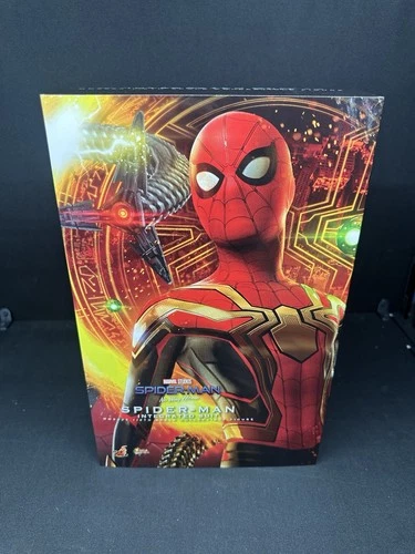 Hot Toys Spider-Man: No Way Home Spider-Man (traje integrado) 11,2" acción...