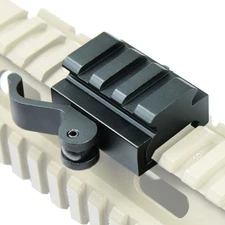 3-Slot Quick Release Detach QR QD 1/2" Mini Riser Block Mount for Picatinny Rail