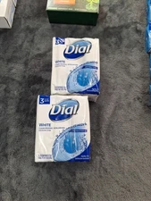 Dial White Antibacterial Deodorant Soap 3 Bars 4 Oz Each Lot Of 2 Packs Bath