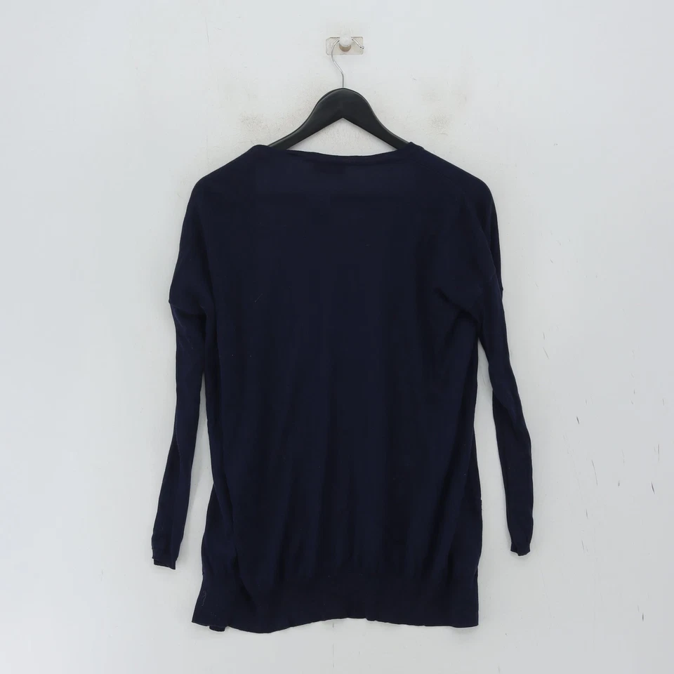 Thomas Pink Women's Cardigan XS Blue 100% Cotton V-Neck Cardigan - Image 2 of 4