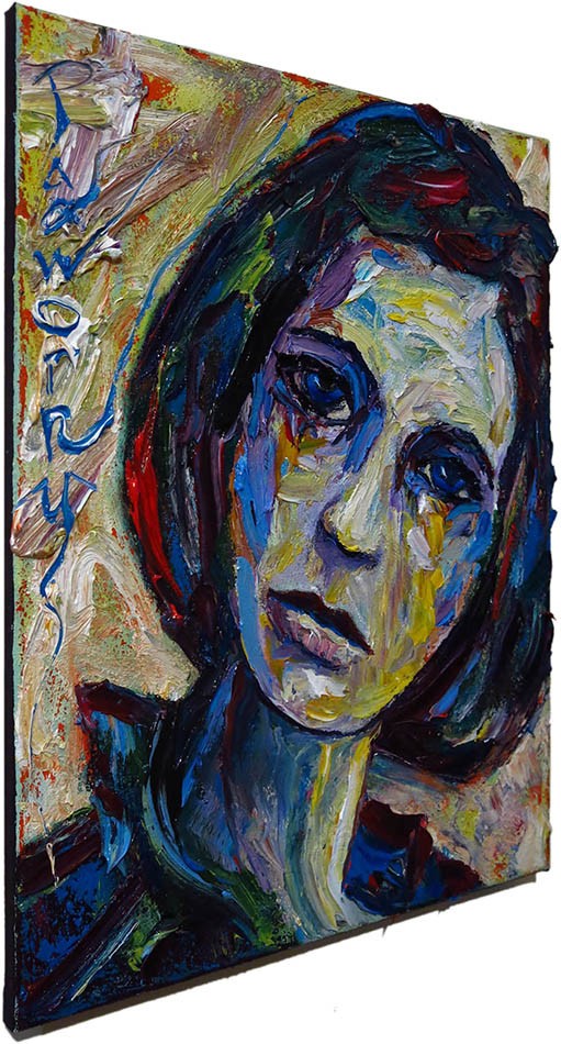 Woman Portrait Oil█Painting Girl█Realism Art█Signed Vintage Original Realist█Pop