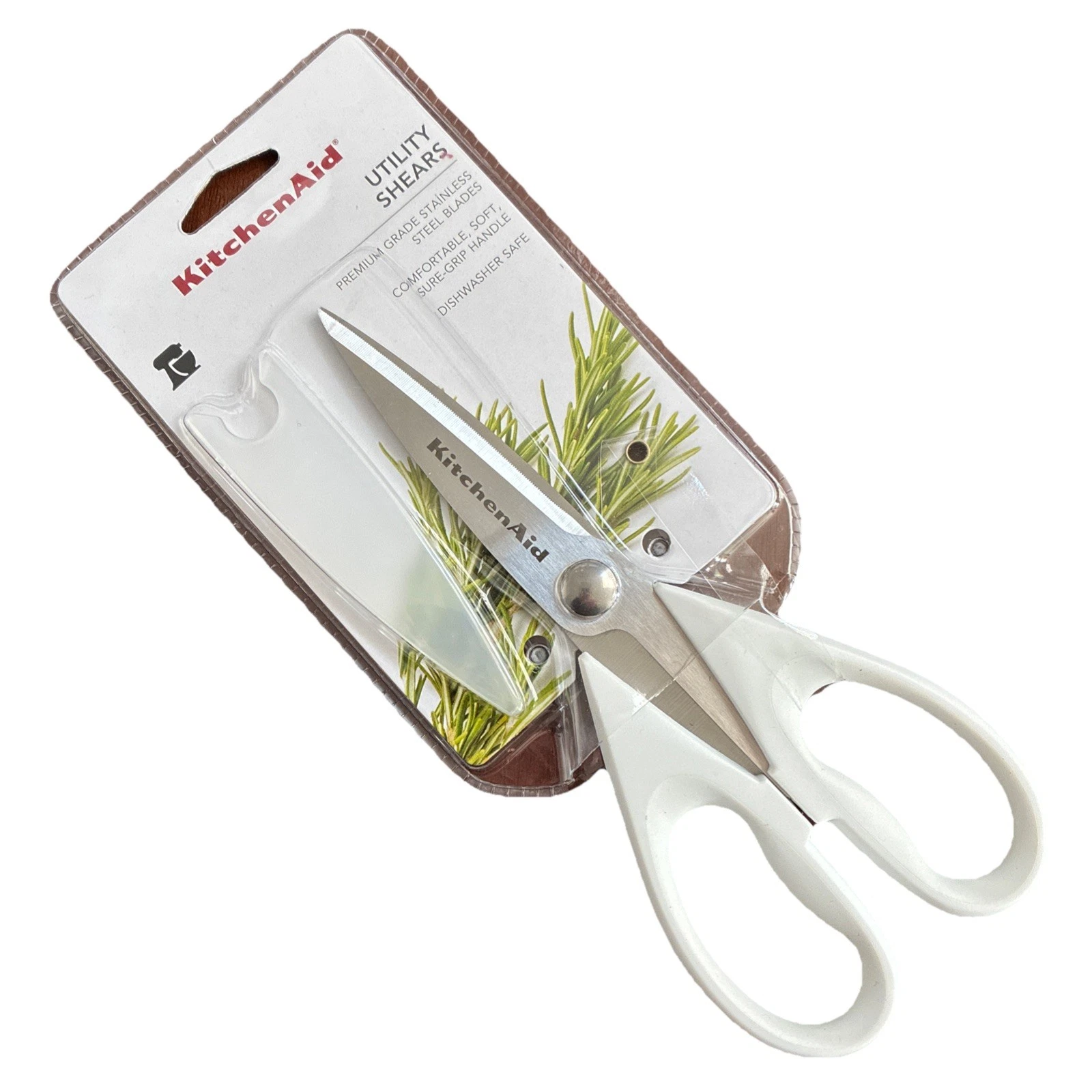 New KitchenAid All Purpose Kitchen Shears Scissors White