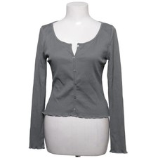 Pamela x NA-KD, Crop Top, Größe: S, Grau, Einfarbig, Rippenstrick, Damen #K0d