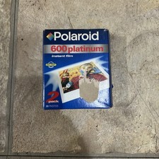 Polaroid 600 Platinum Instant Film 20 photos, 2-pack Box Exp 01 New